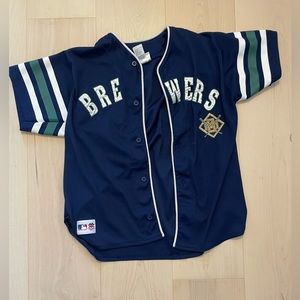 MLB Mighty-Mac Authentic Brewers Jersey